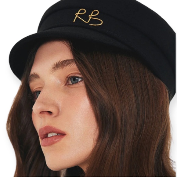 RUSLAN BAGINSKIY Coveted Monogram-embellished Baker Boy Cap - Picture 2 of 4